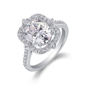 Moissanite S925 Sterling Silver Ring