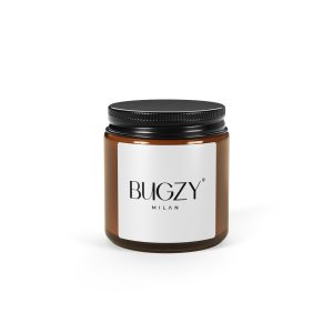 Bugzy Milan Amber jar soy candle