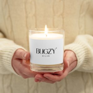 Bugzy Milan Glass jar soy wax candle
