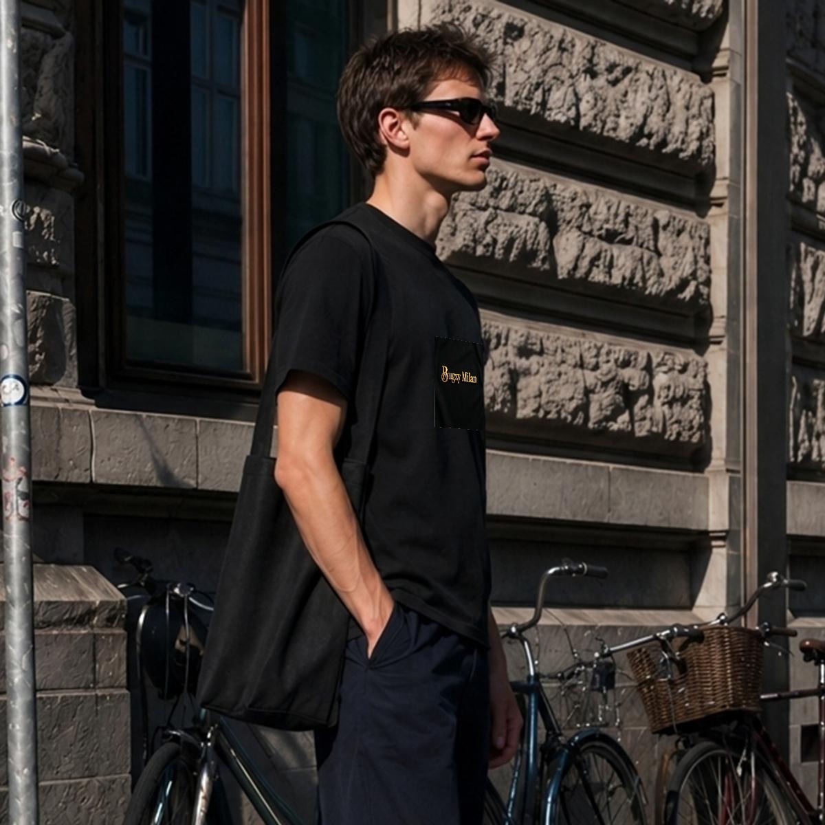 Bugzy Milan Men's Crew Neck T-Shirt - Image 2