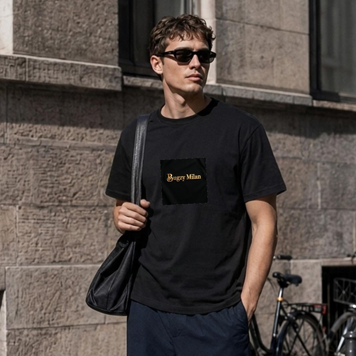 Bugzy Milan Men's Crew Neck T-Shirt