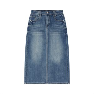 Bugzy Milan Women’s Vintage Wash Denim Skirt