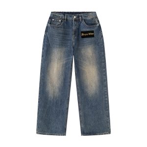 Bugzy Milan Men's Vintage Wash Denim Jeans