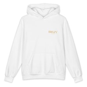 Bugzy Milan Oversized Cotton White Hoodie
