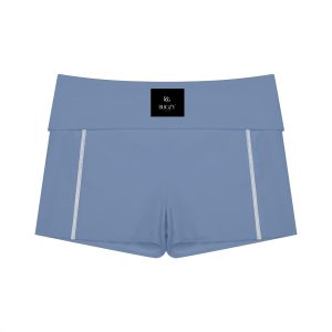 Bugzy Milan Women's High Waisted Yoga Biker Shorts