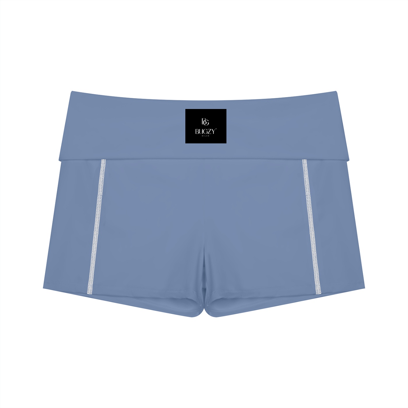Bugzy Milan Women's High Waisted Yoga Biker Shorts