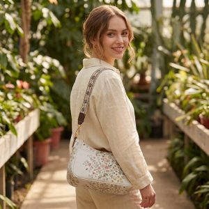 Bugzy Milan Floral Hobo Bag with Detachable Patterned Strap