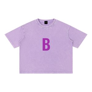 Bugzy Milan Mineral Wash Boxy Cotton T-Shirt