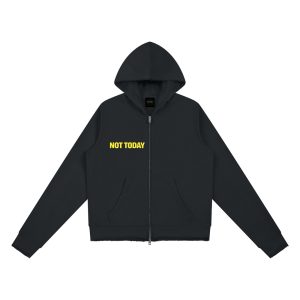Bugzy Milan Women’s Raw Edge Full Zip Hoodie