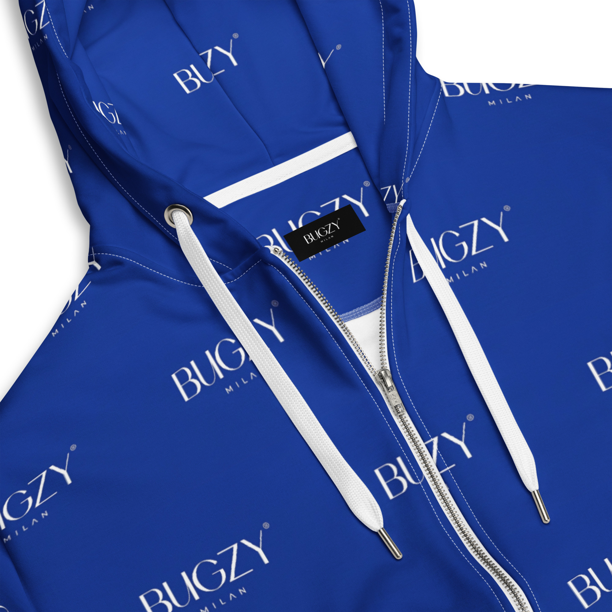 Bugzy Milan Unisex zip hoodie - Image 2