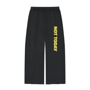 Bugzy Milan Women’s Wide Leg Raw Edge Sweatpants