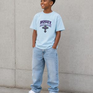 Bugzy Milan Kid’s Solid Crewneck T-Shirt 5-12 years old