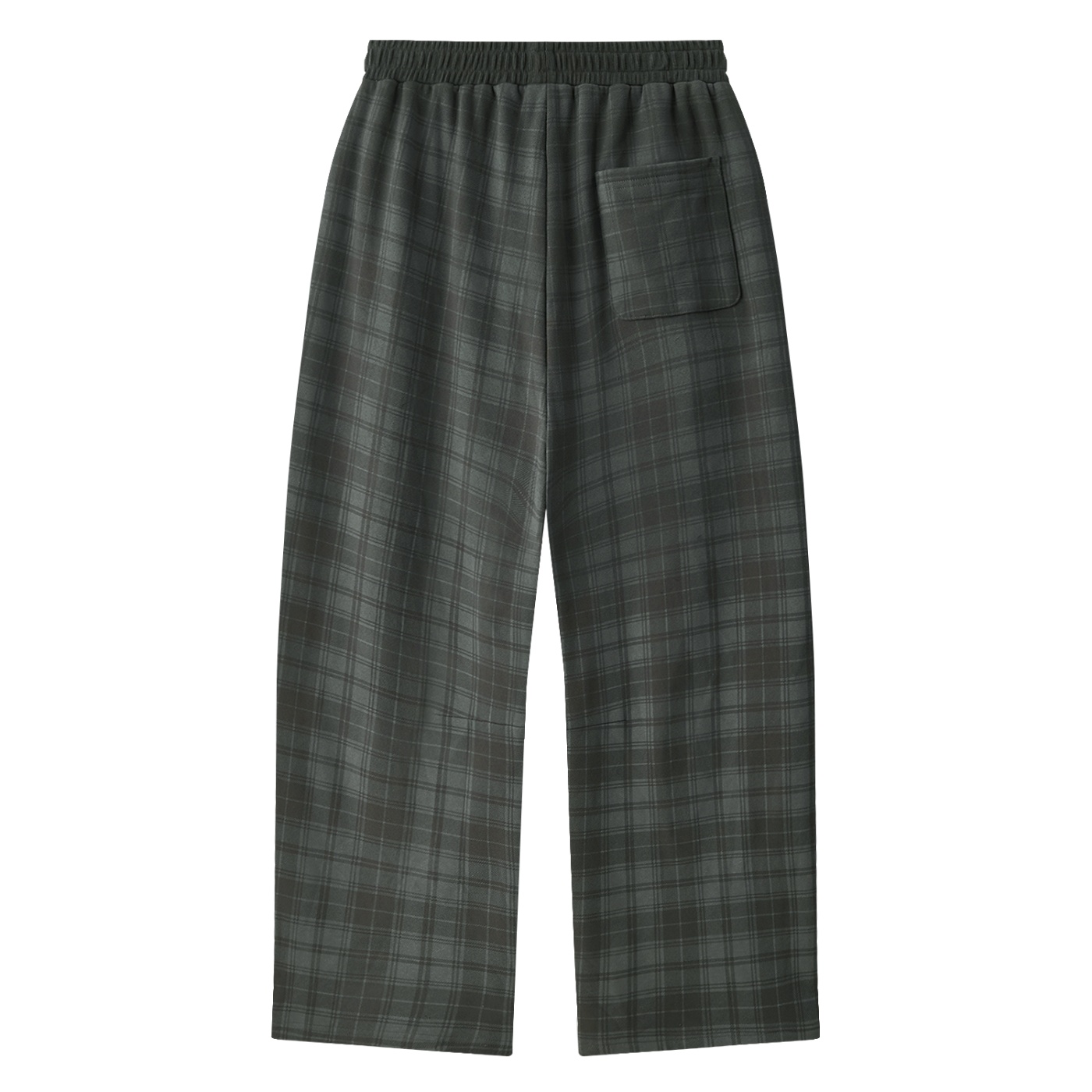 Bugzy Milan Unisex Plaid Straight Leg Pants - Image 2