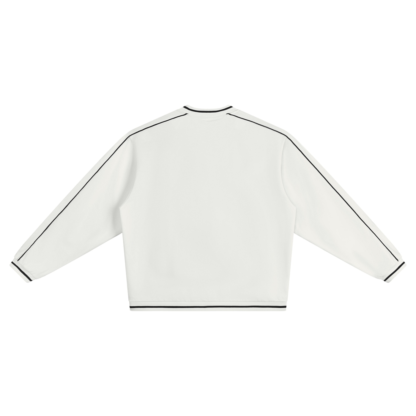 Bugzy Milan Unisex Color Block V-Neck Sweatshirt - Image 4